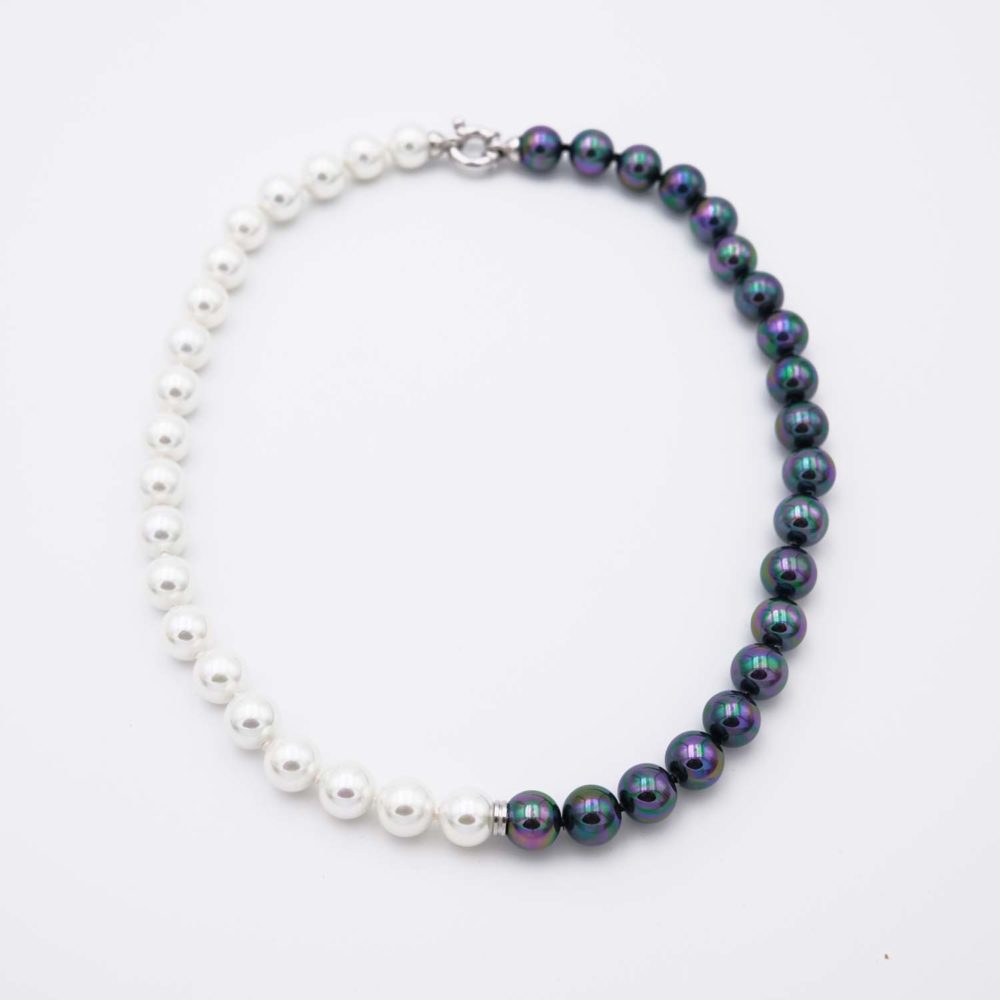 Collier en Perles de Majorque - 10 mm - Long. 45 cm - Image 5