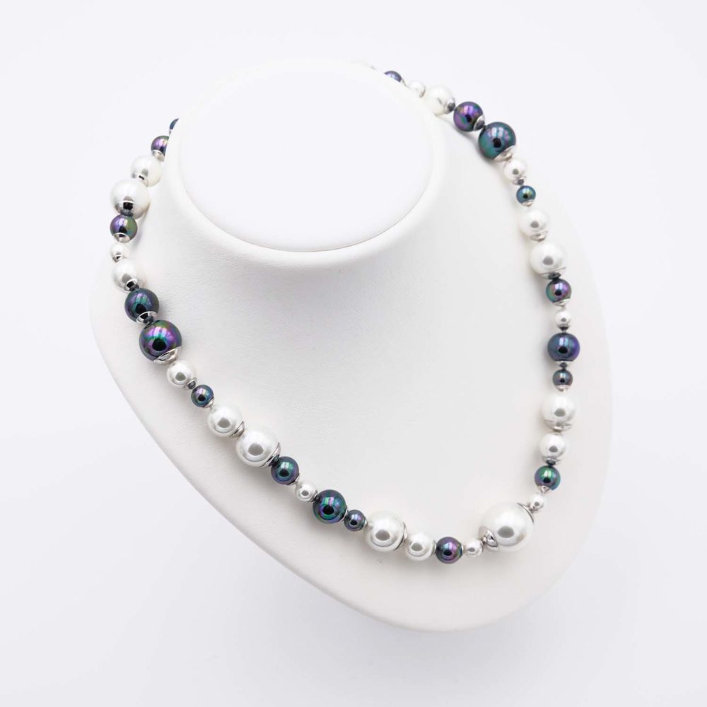 Collier en Perles de Majorque - 6 à 16 mm - Long. 45 cm - Image 4