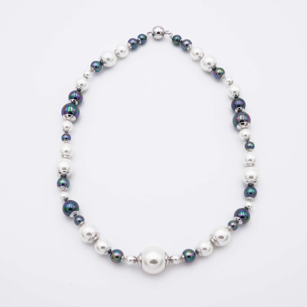 Collier en Perles de Majorque - 6 à 16 mm - Long. 45 cm - Image 2