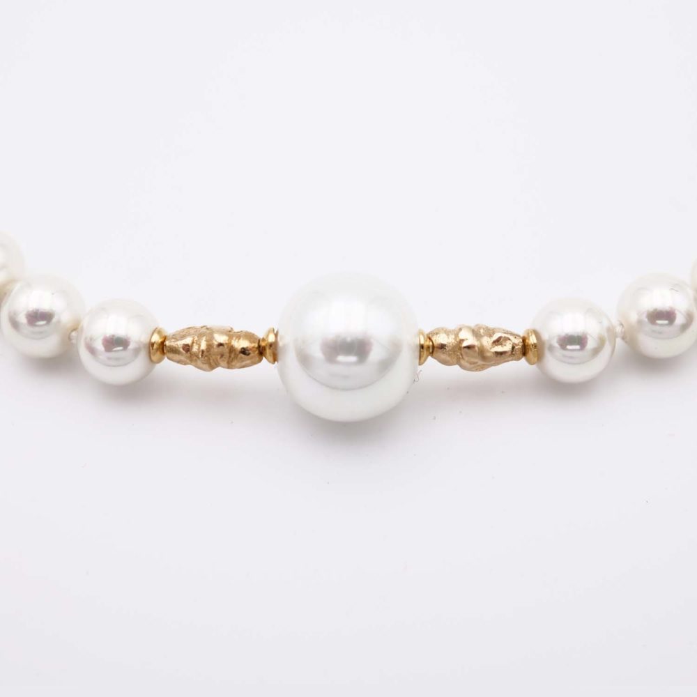 Collier en Perles de Majorque - 7 à 12 mm - Long. 45 cm - Image 6