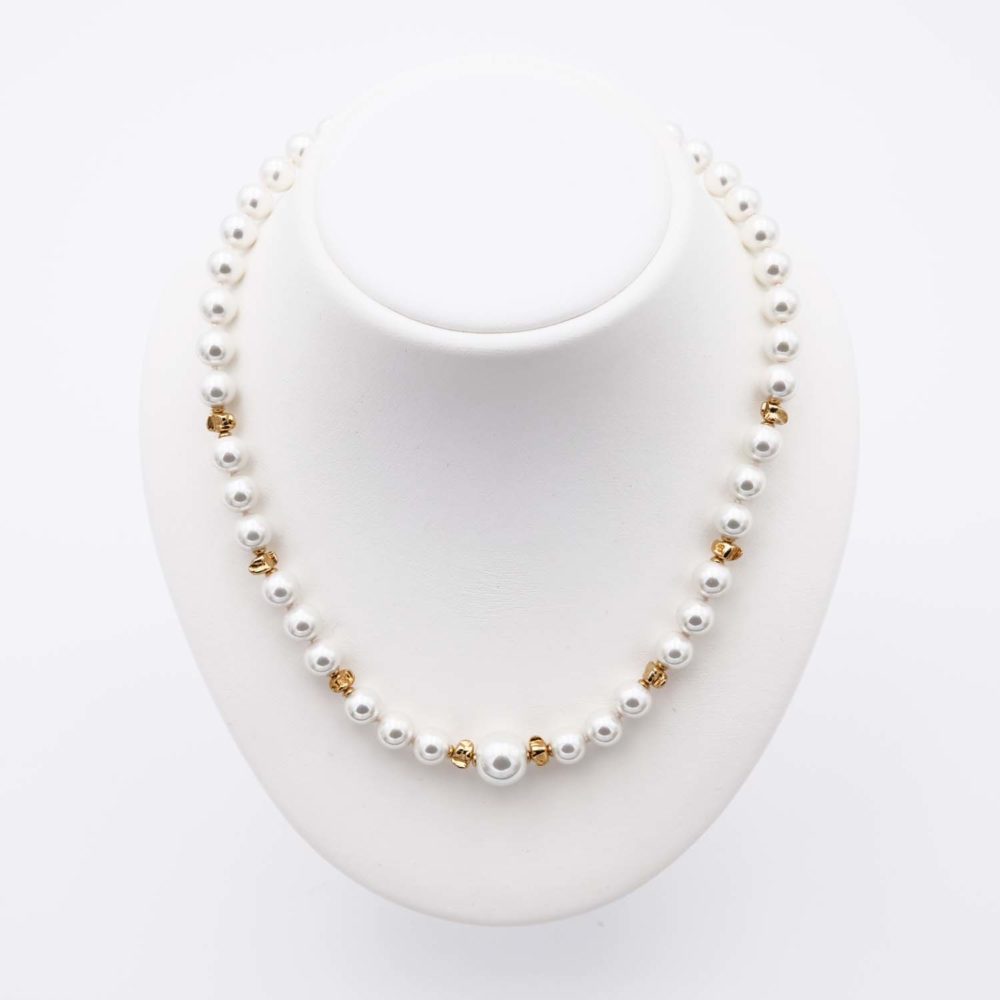 Collier en Perles de Majorque - 7 à 12 mm - Long. 45 cm - Image 2