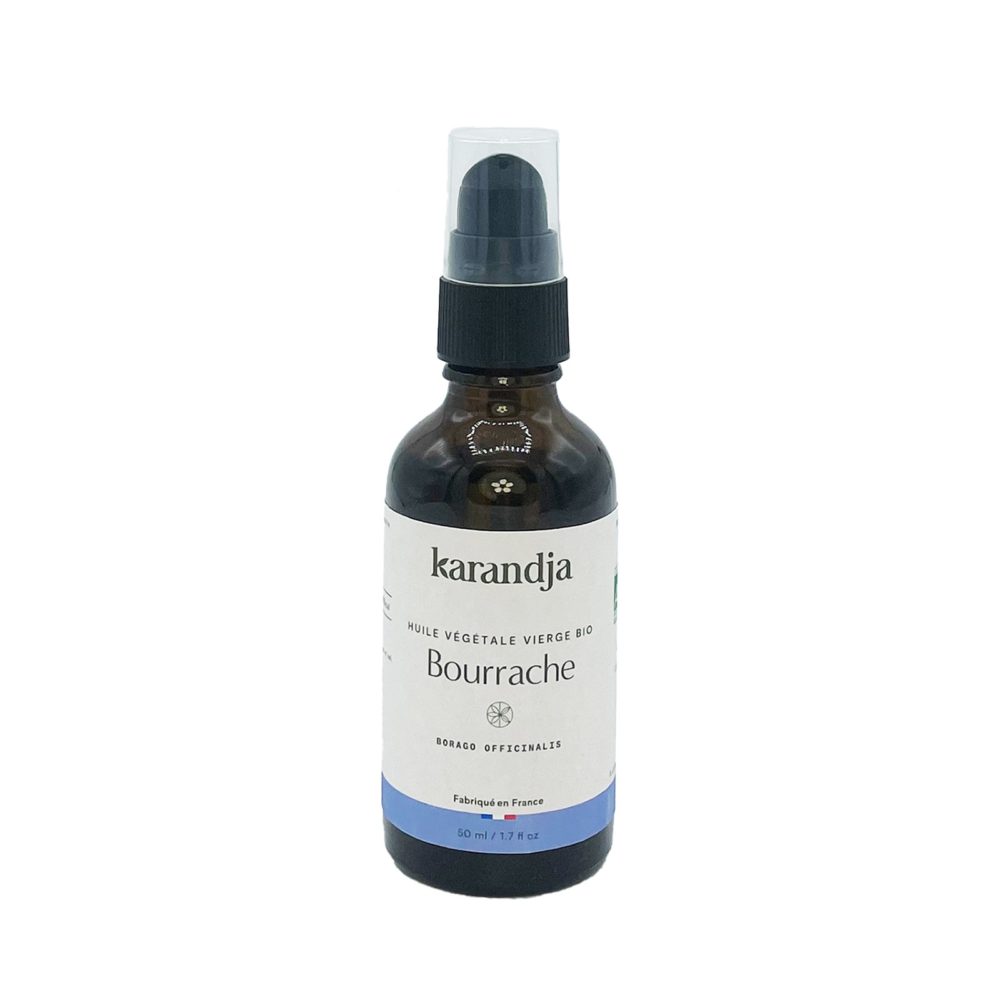 Huile végétale bio Bourrache Française : Volume - 50ml