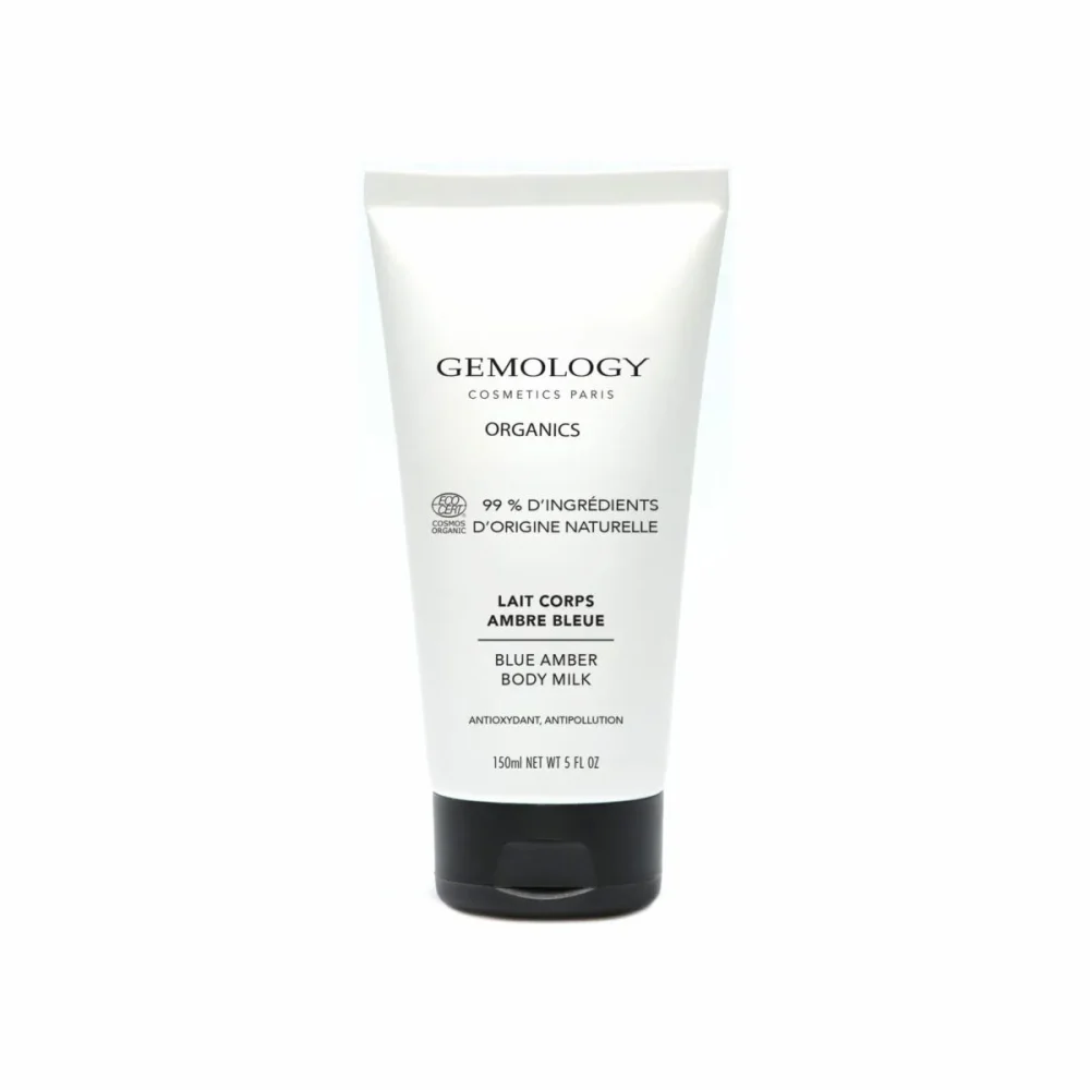 Lait corps certifié bio ambre bleue organics - nourrissant, réparateur