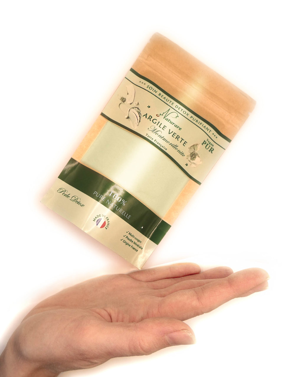Perle Détox - Argile Verte Montmorillonite - Pure 100g - Image 2