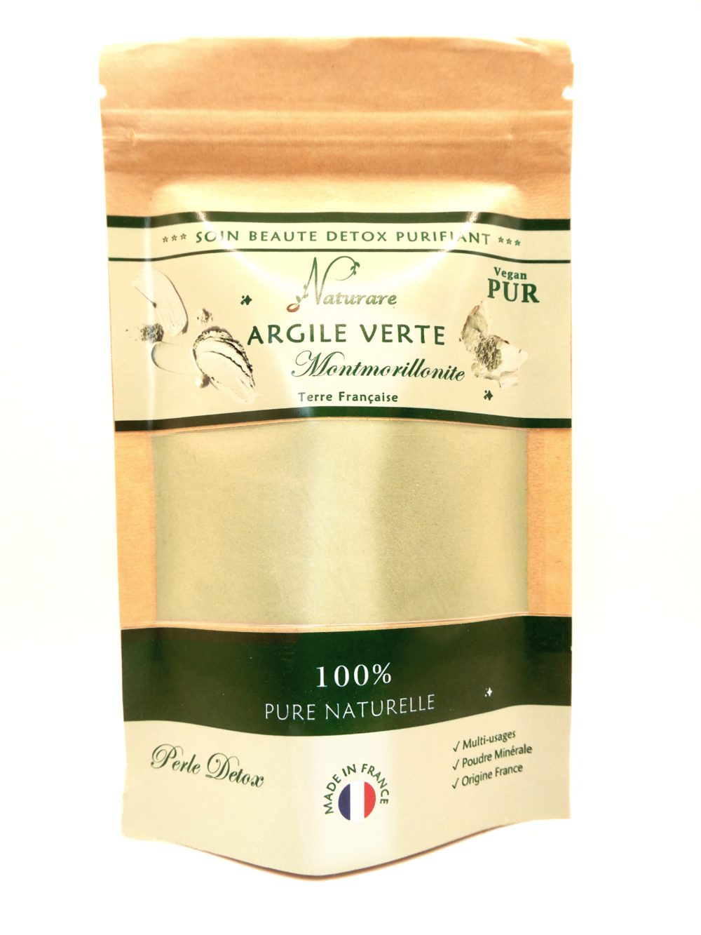 Perle Détox - Argile Verte Montmorillonite - Pure 100g