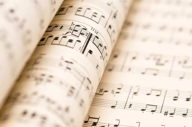 Hauteur en Musique Notation Musicale France Minéraux