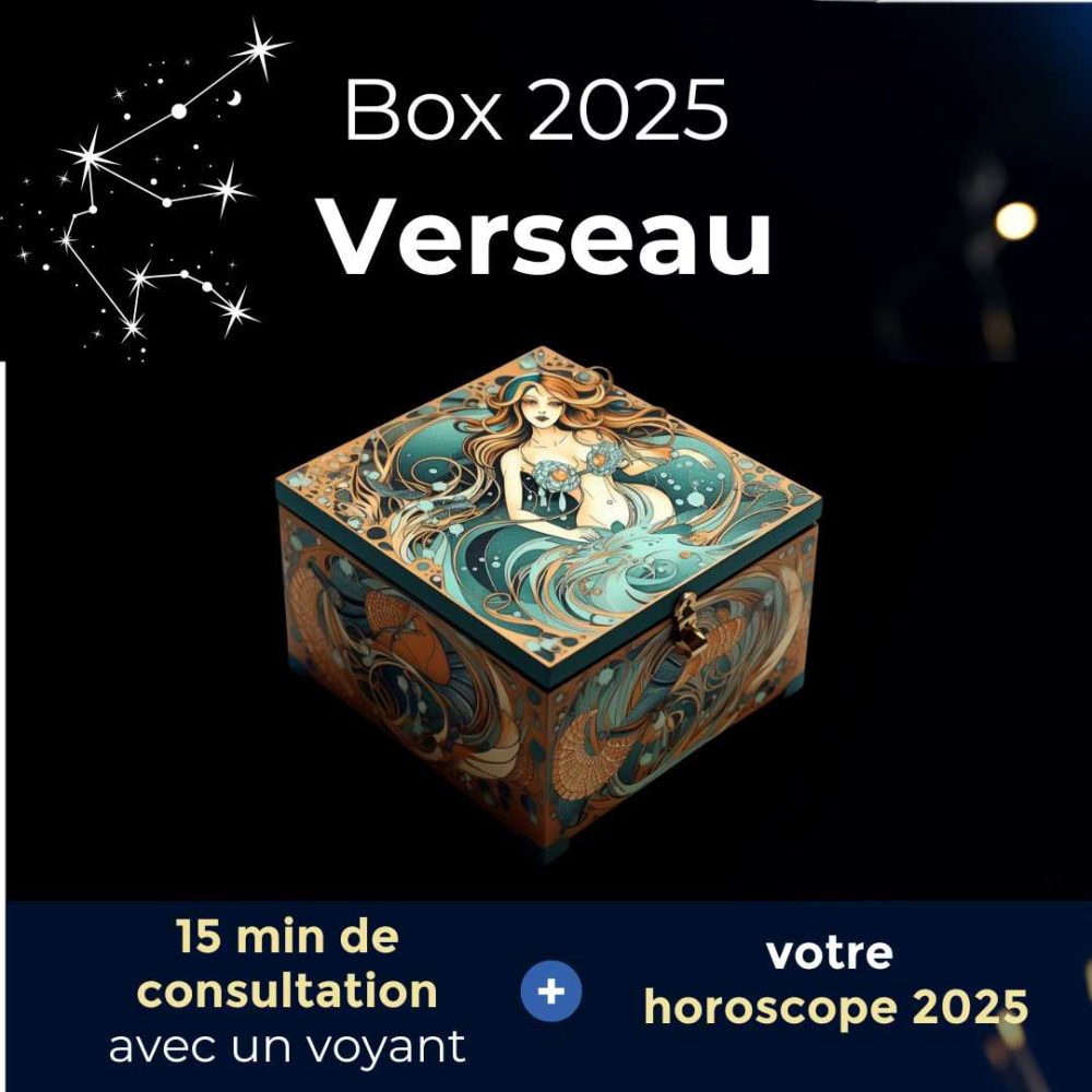 Box 2025 Verseau ♒ Votre horoscope + 15 min. avec un guide spirituel