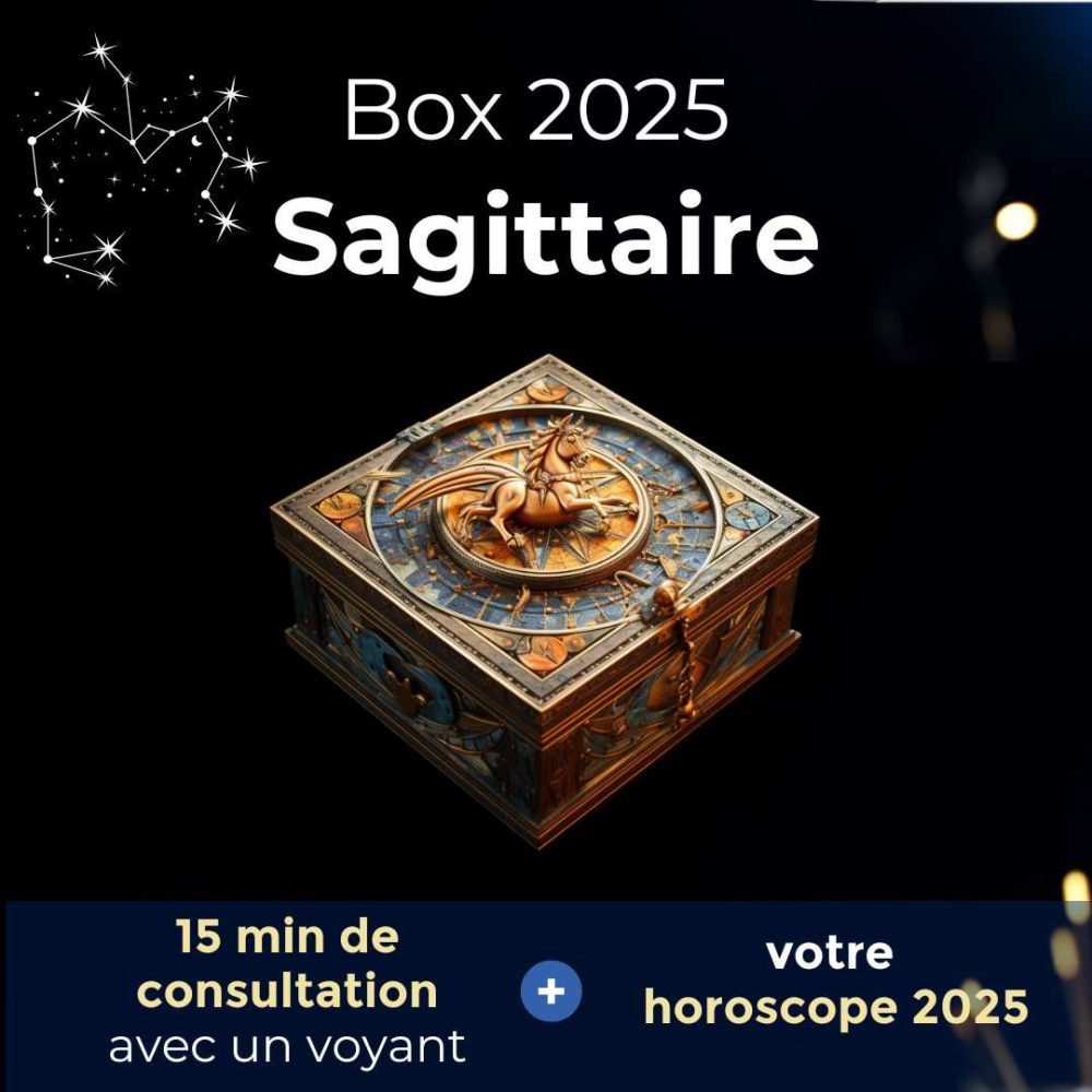 Box 2025 Sagittaire ♐ Votre horoscope + 15 min. avec un guide spirituel
