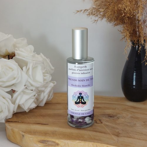 parfum d'intérieur aux pierres prends soin de toi
