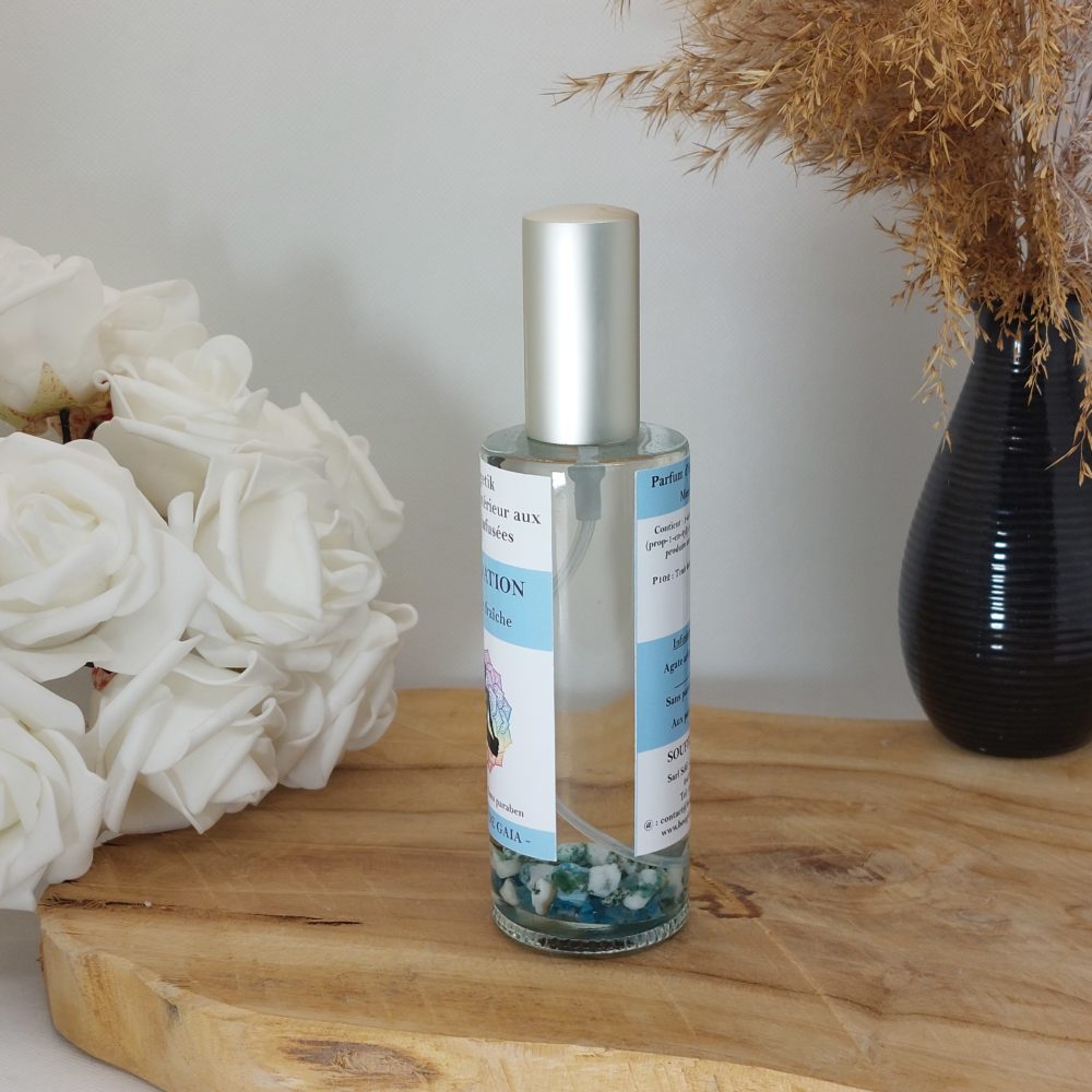 Parfum d'intérieur aux pierres motivation senteur menthe fraîche - Image 3