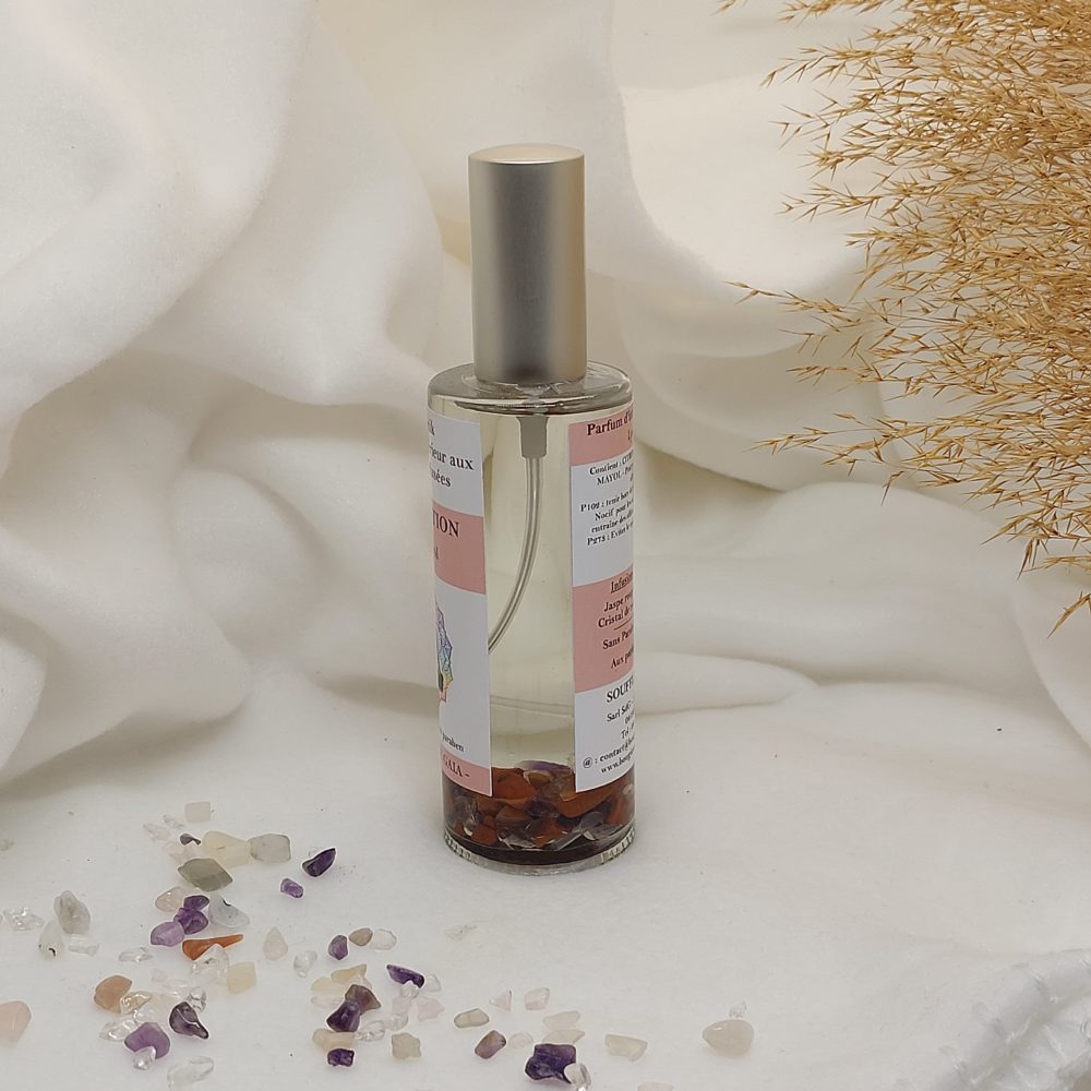 Parfum d'intérieur aux pierres méditation senteur lys royal - Image 4