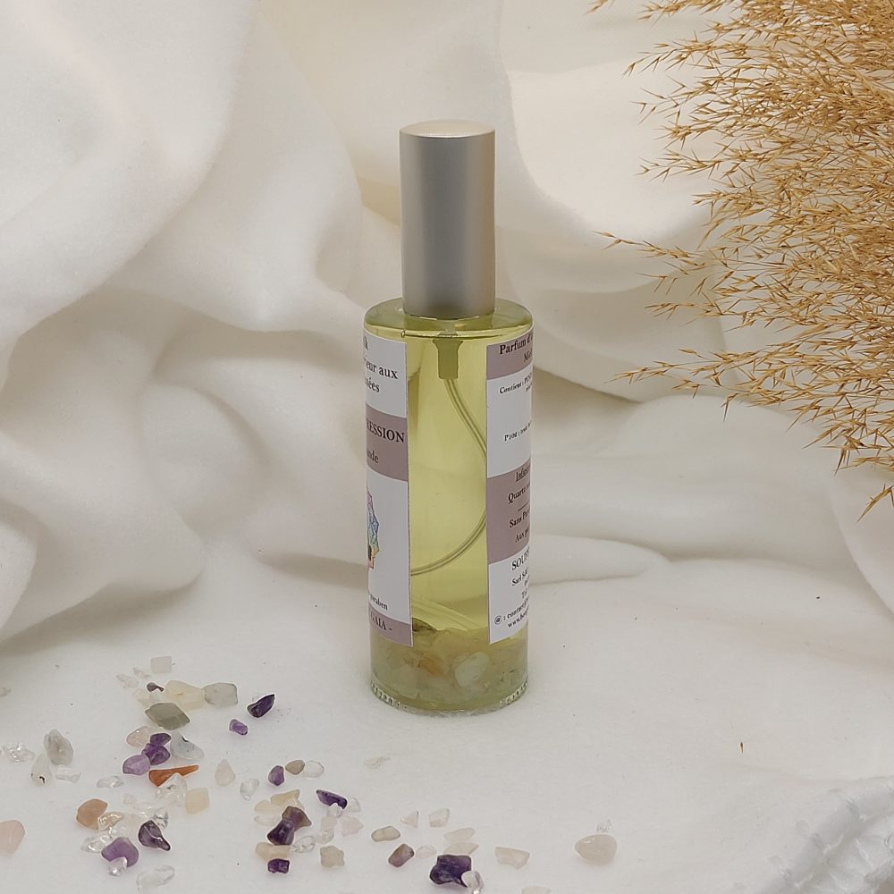 Parfum d'intérieur aux pierres relâche la pression senteur miel / amande - Image 4