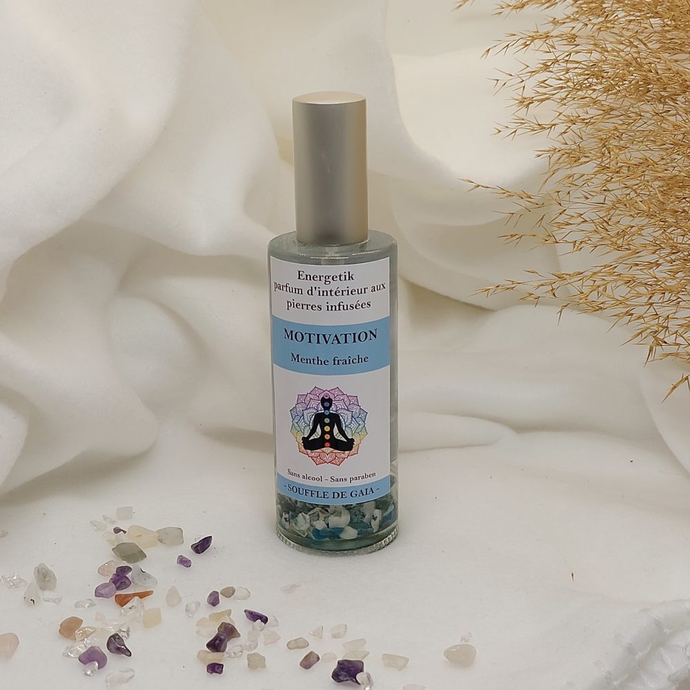 Parfum d'intérieur aux pierres motivation senteur menthe fraîche - Image 2