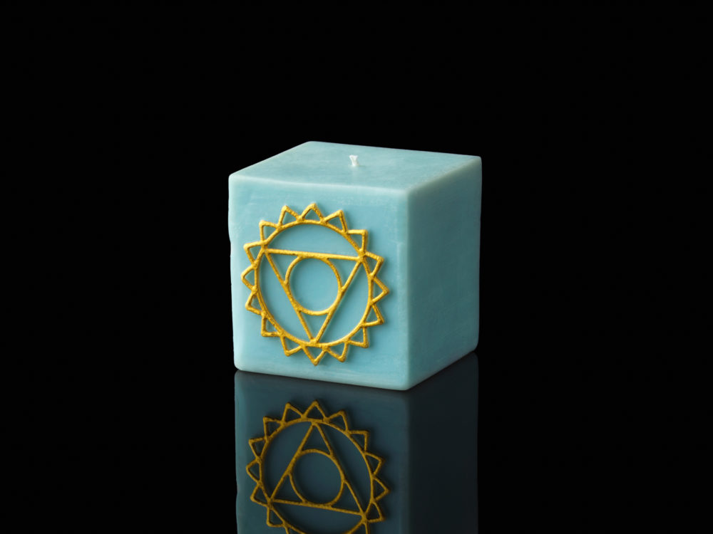Bougie Chakra Bleu