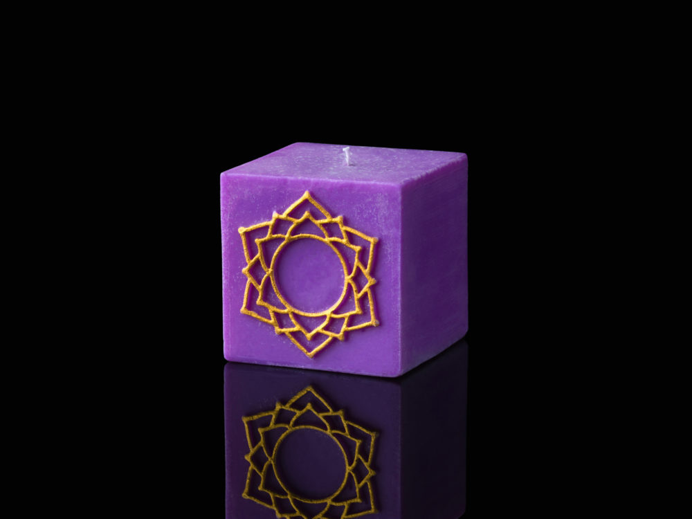 Bougie Chakra Violet