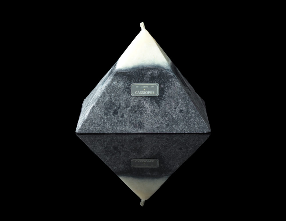 Bougies colorées Pyramidales Noire - Image 2