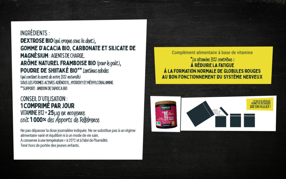 Pack 365 Vitamine B12 Goût Framboise - Image 3