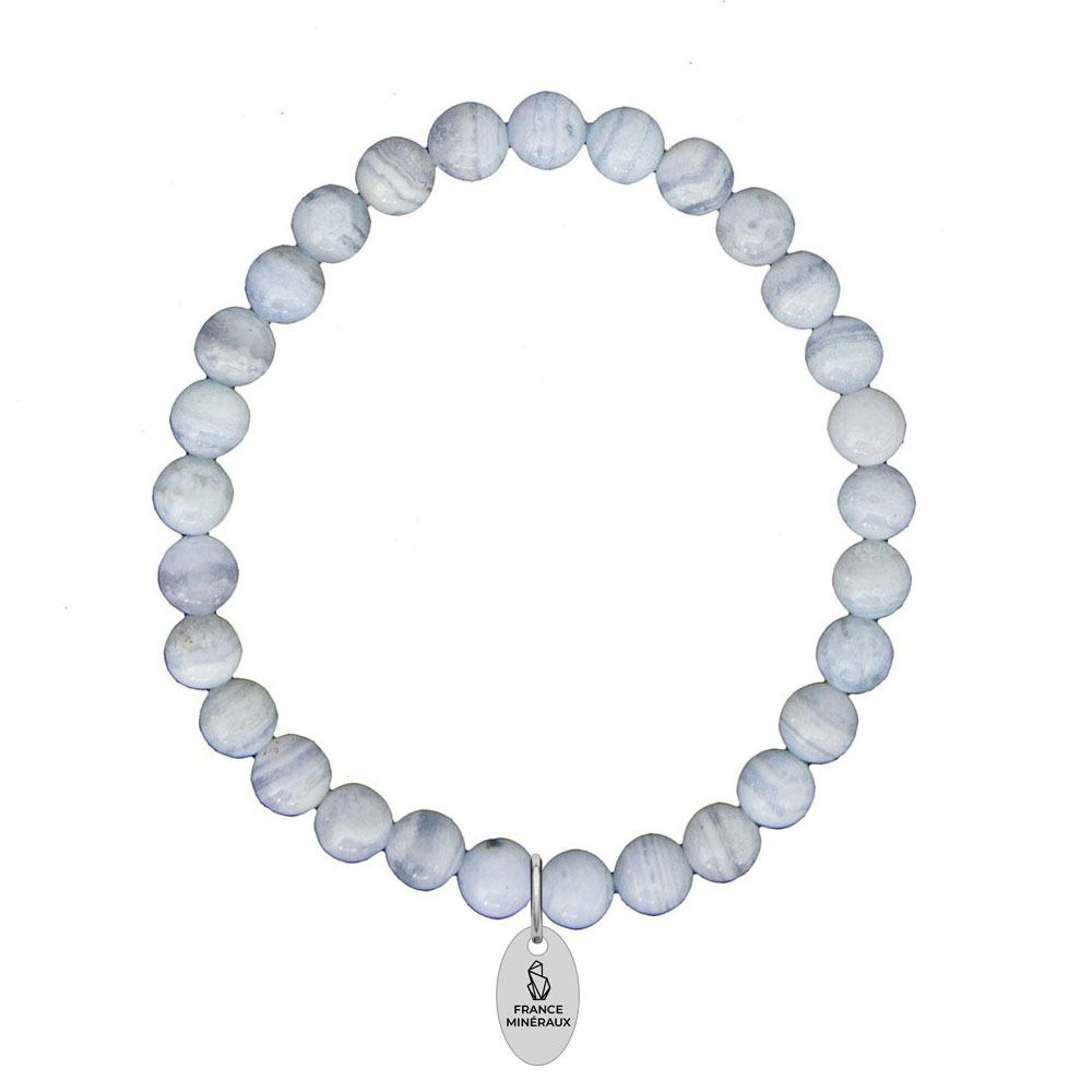 Bracelet Calcédoine - Perles de 6mm – Image 2