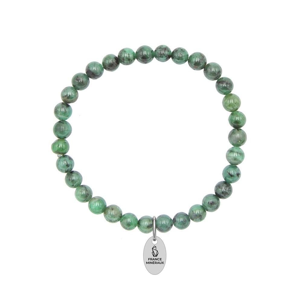 Bracelet Émeraude - Perles de 6mm – Image 2