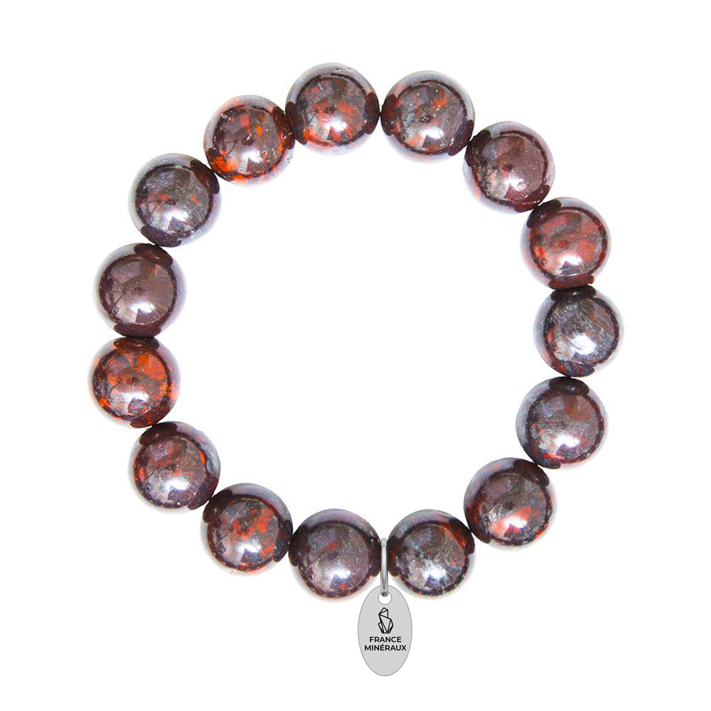 Bracelet Jaspe Bréchique - Perles de 12mm – Image 2