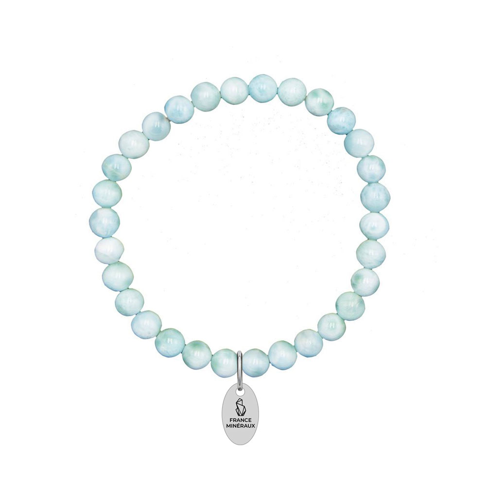 Bracelet Larimar - Perles de 6mm – Image 2