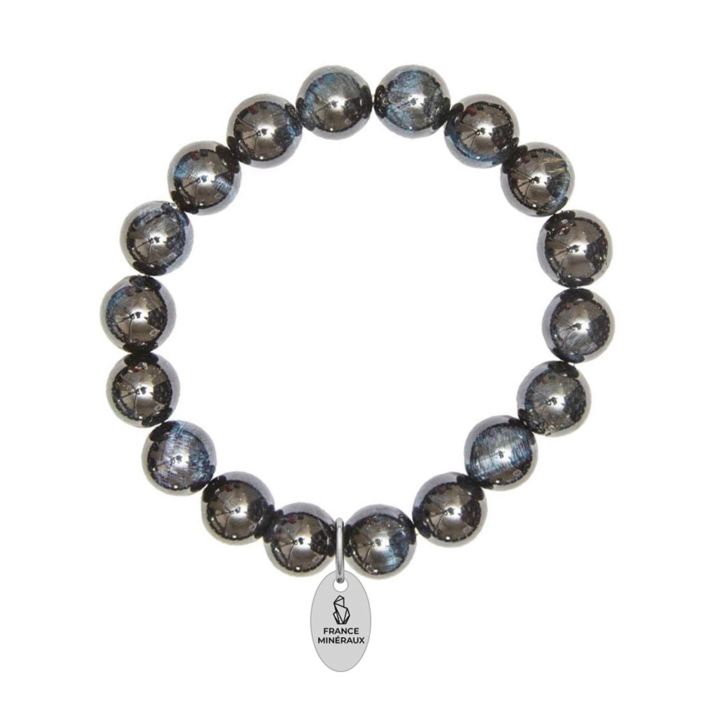 Bracelet Oeil de Faucon - Perles de 10mm – Image 2