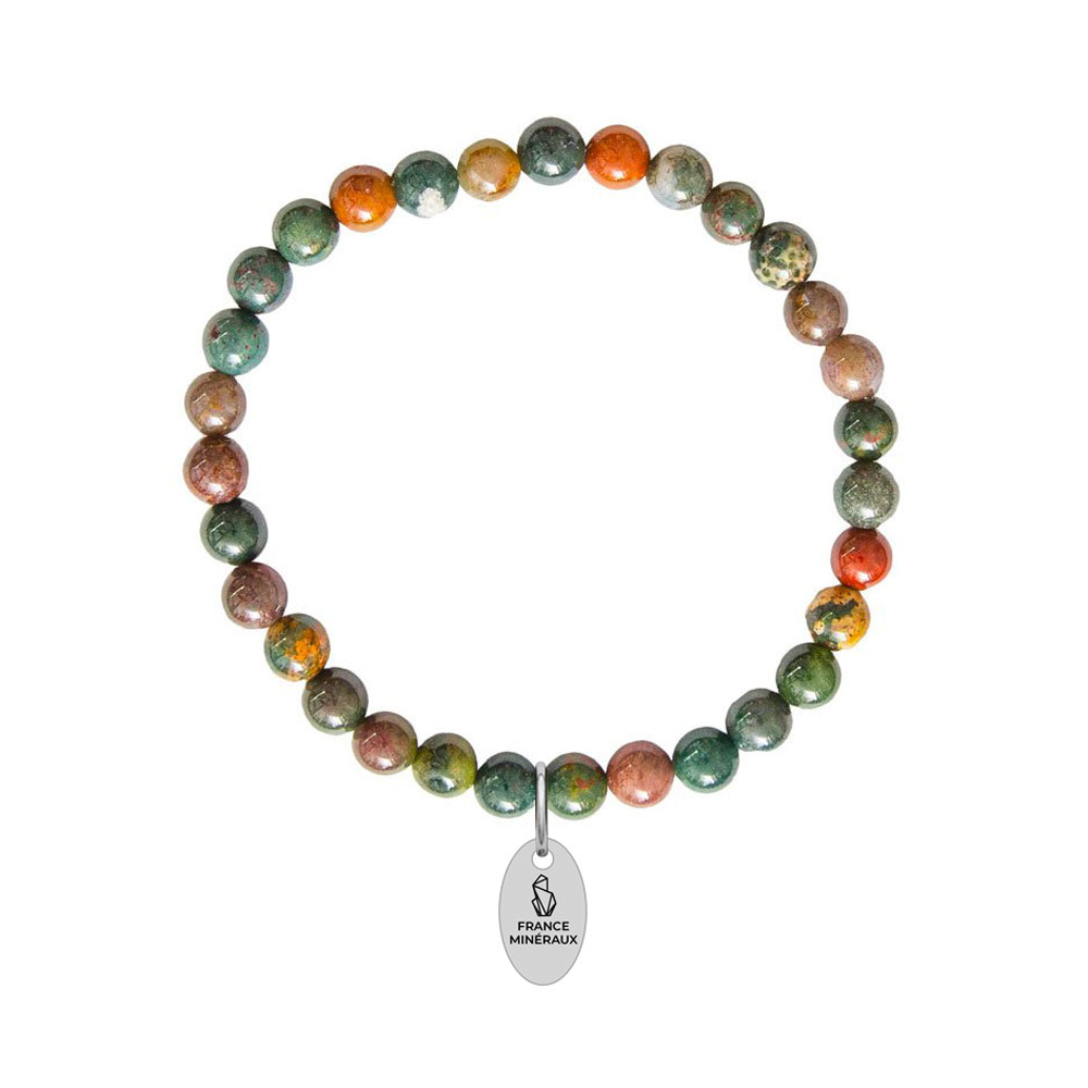 Bracelet Pierre de Sang - Perles de 6mm – Image 2