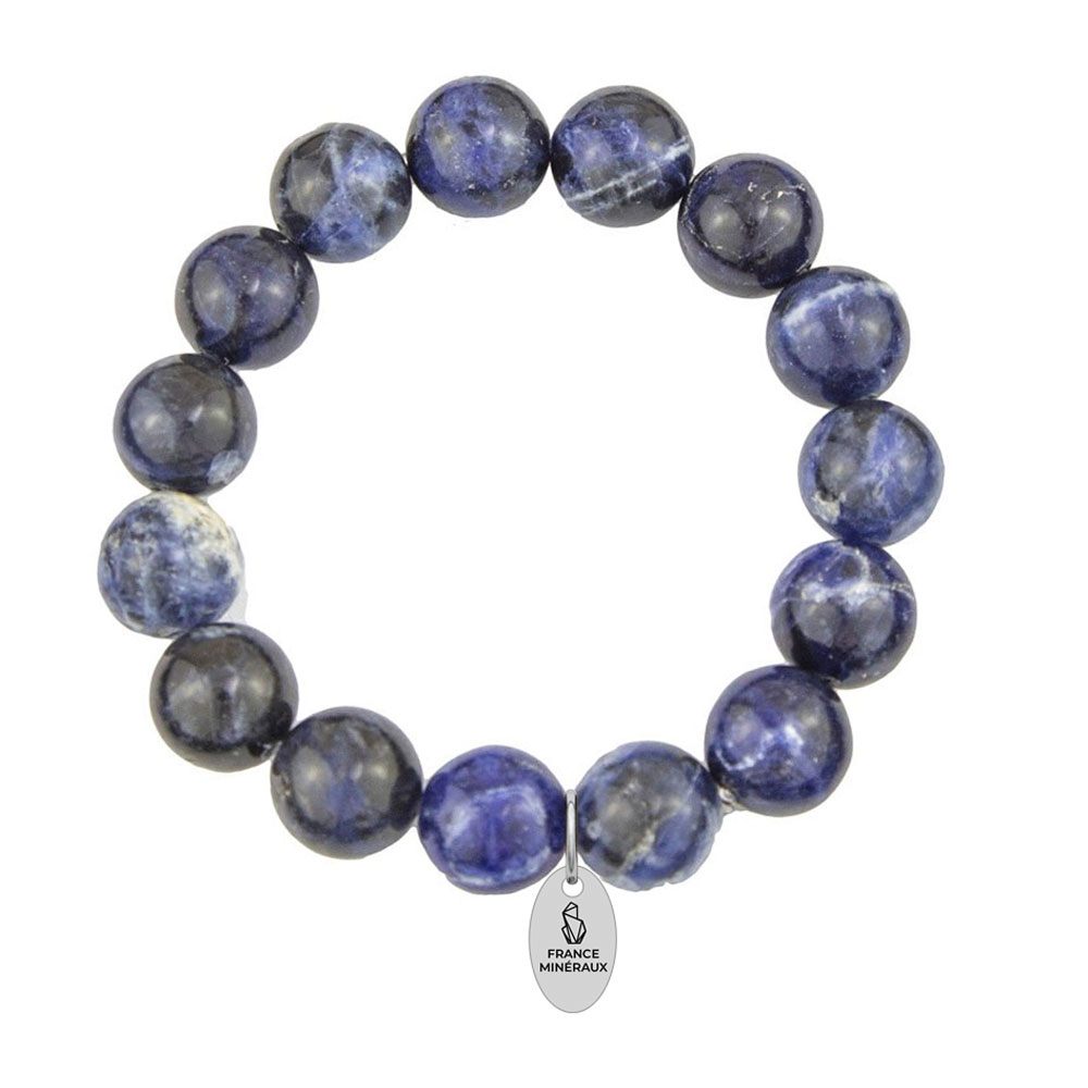 Bracelet Sodalite - Perles de 12mm