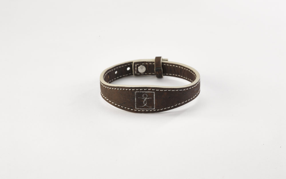 Bracelet énergétique mom en liège brun