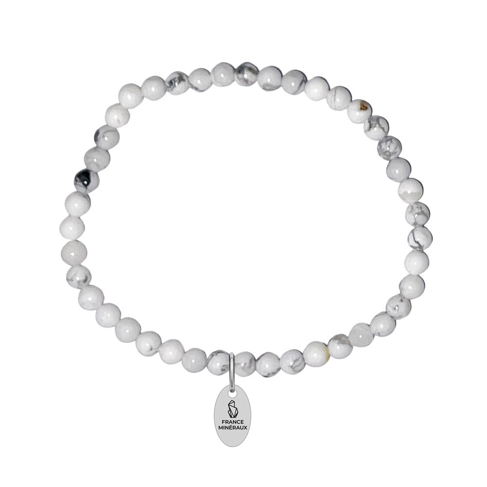 Bracelet Howlite - Perles de 3-4mm – Image 2