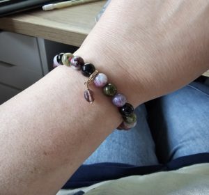 Bracelet Tourmaline Multicolore - Perles de 8mm photo review