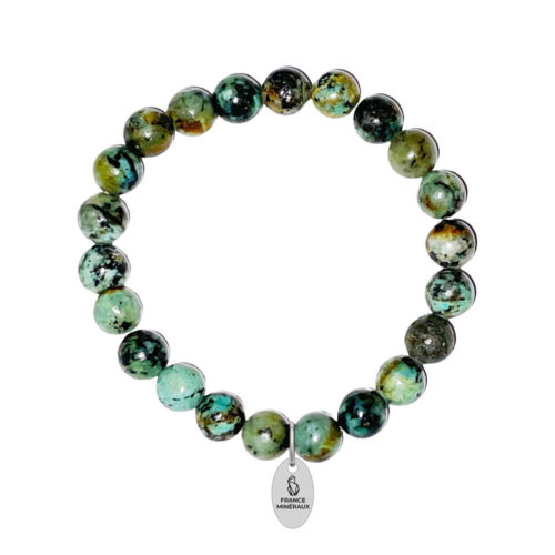 bracelet turquoise d'Afrique 8mm