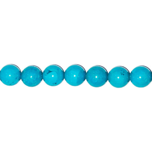 fil turquoise stabilisée pierres boules