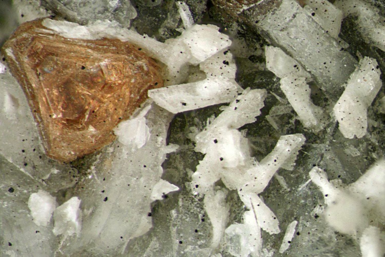 Structure cristalline microscopique de la clinoptilolite montrant ses pores cavités et sa composition minéralogique