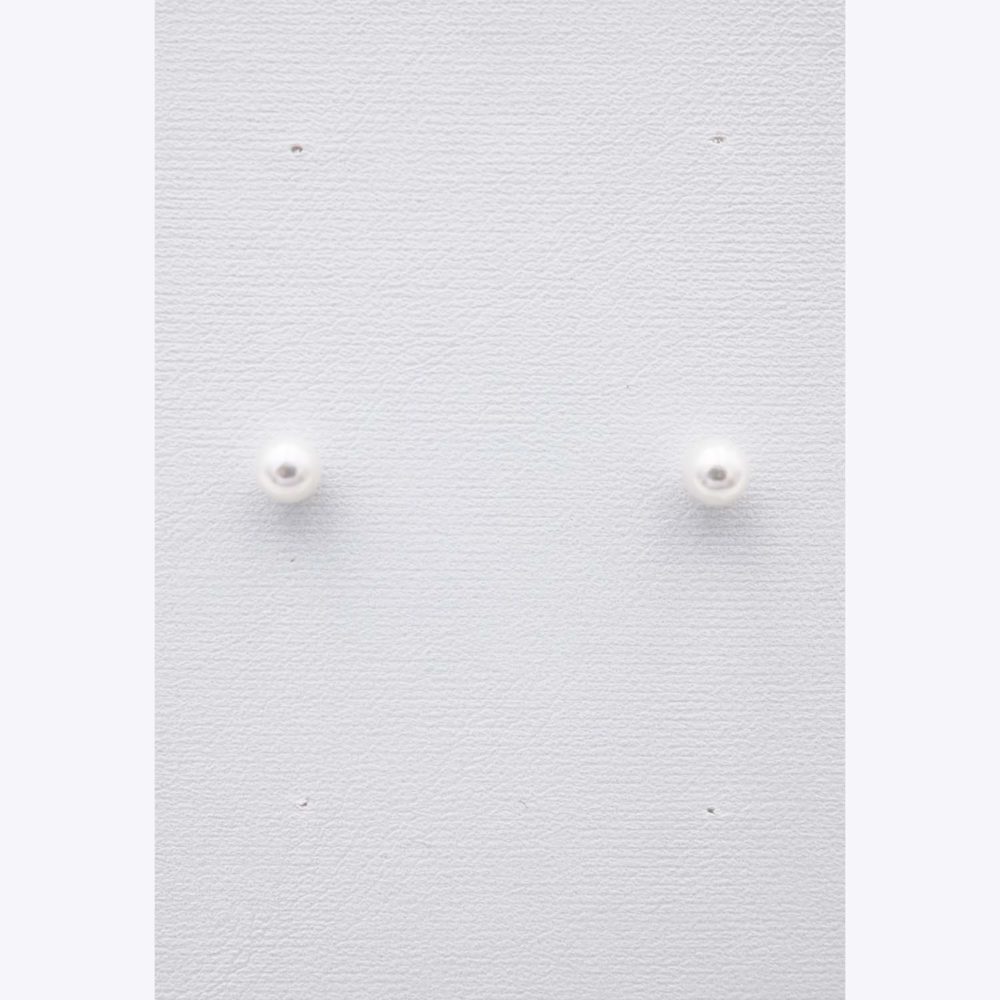 Boucles d'Oreilles en Perles de Majorque - 5 mm - Image 5