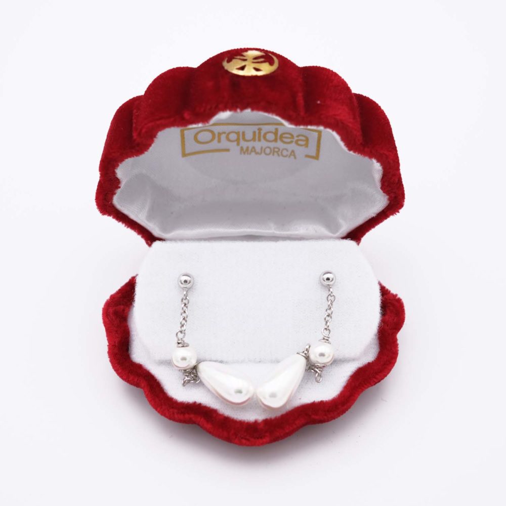 Boucles d'Oreilles en Perles de Majorque - 8 x 47 mm - Image 7
