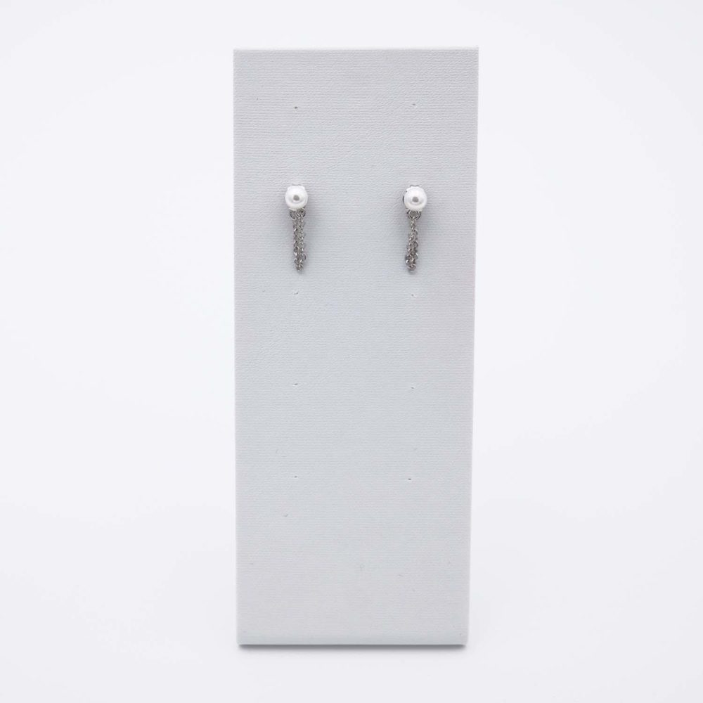 Boucles d'Oreilles en Perles de Majorque - 6 x 12 mm - Image 7