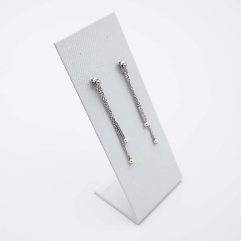 Boucles d'Oreilles en Perles de Majorque - 4 x 55 mm - Image 7