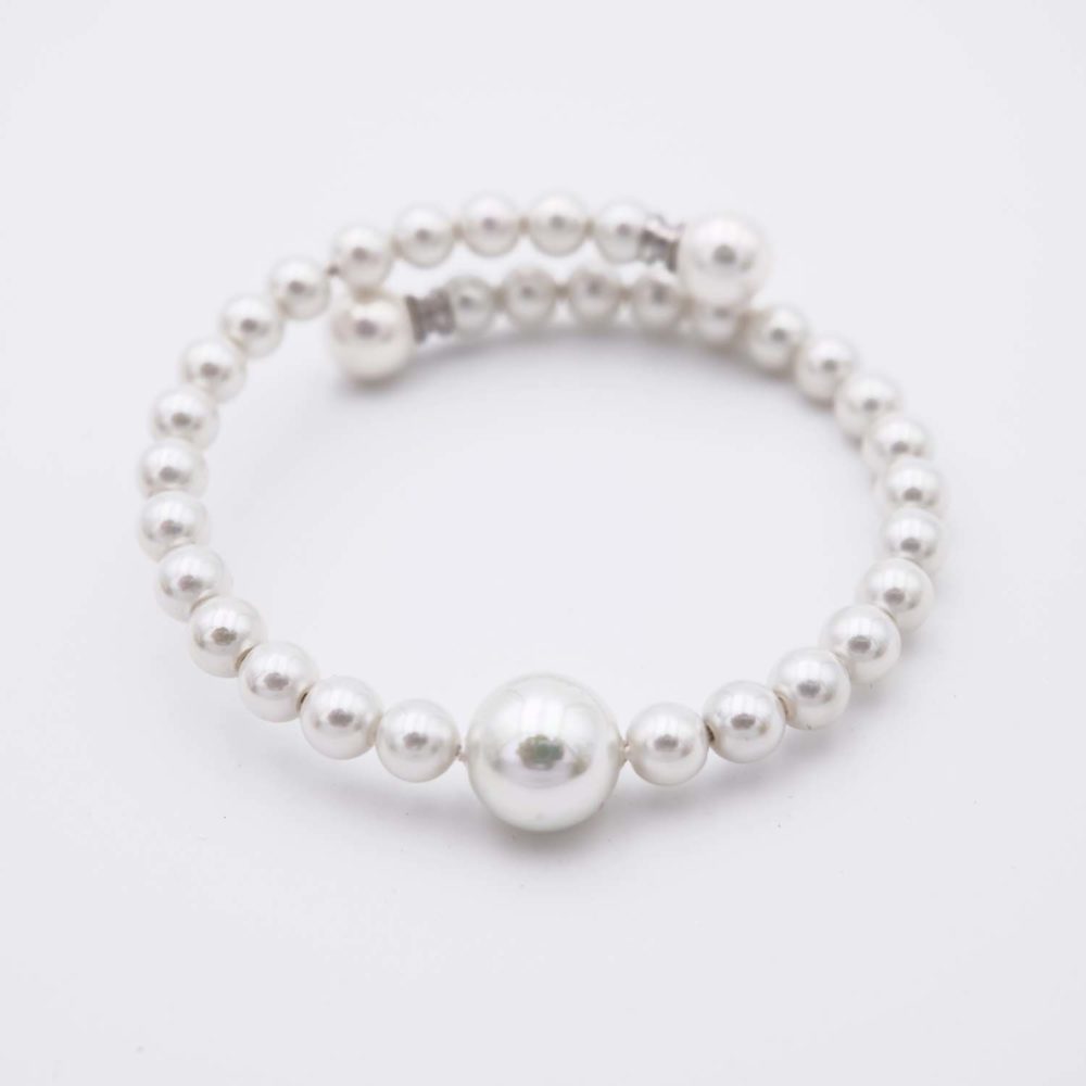 Bracelet en Perles de Majorque - 6 et 10 mm - Image 3