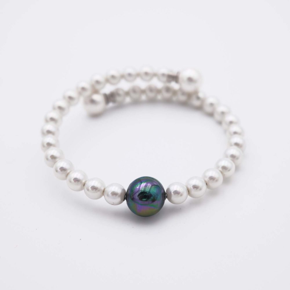 Bracelet en Perles de Majorque - 6 et 10 mm - Image 2