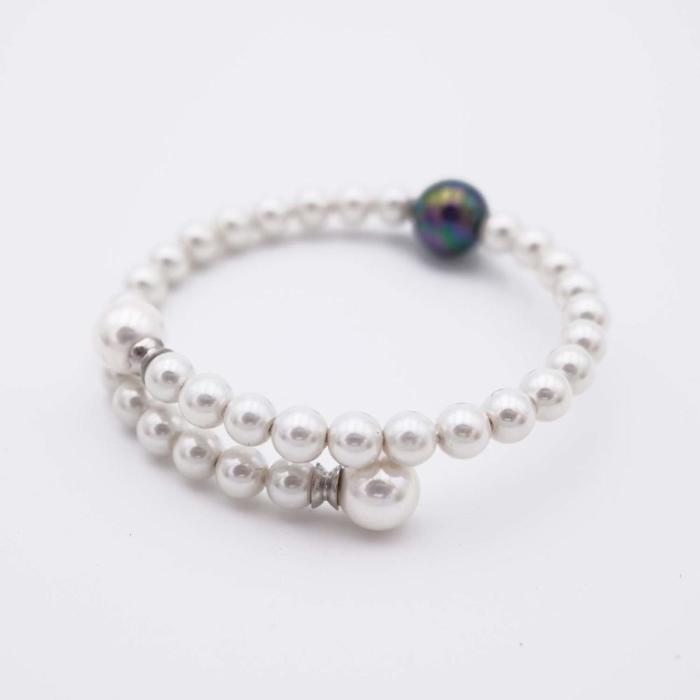 Bracelet en Perles de Majorque - 6 et 10 mm - Image 4
