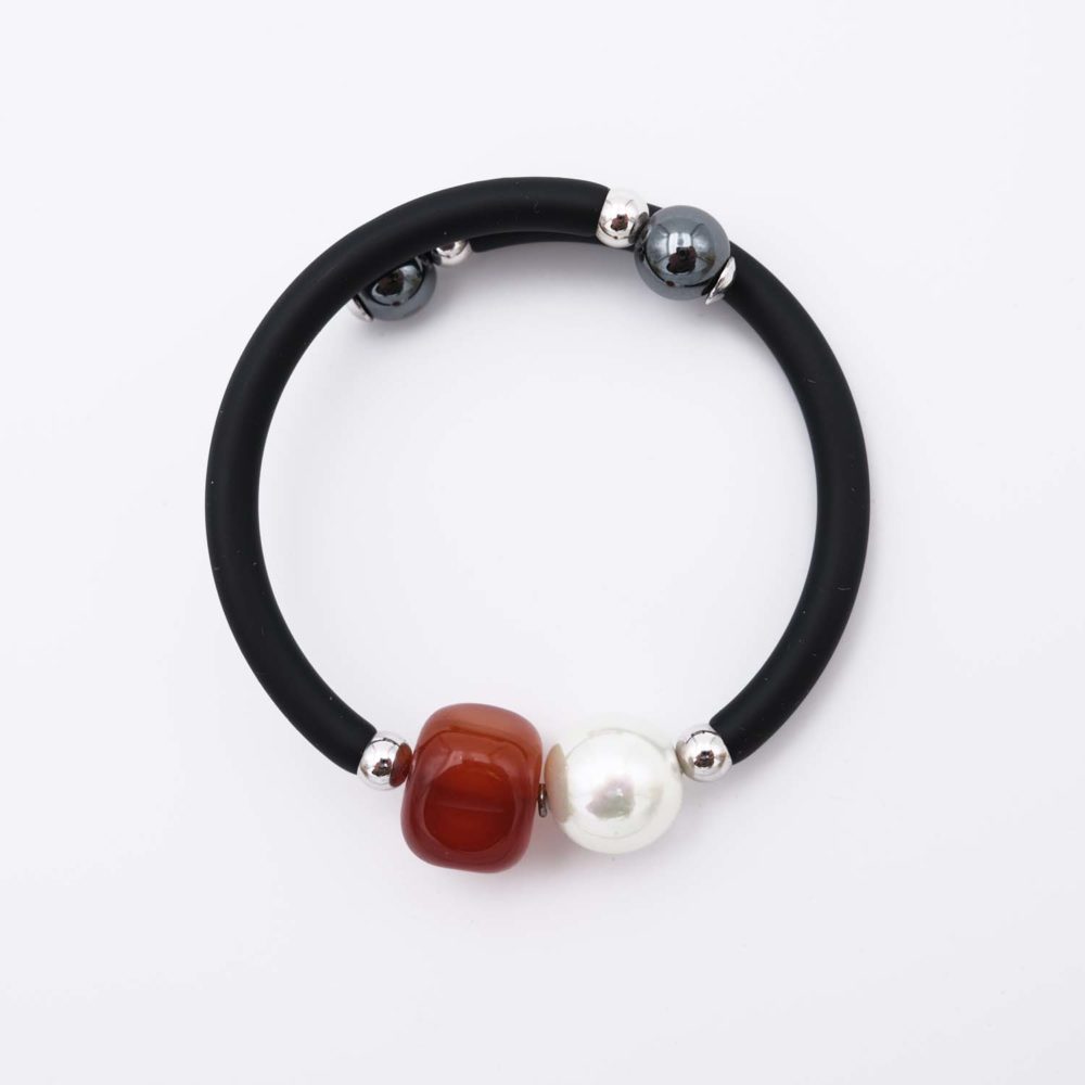 Bracelet en Perles de Majorque - 12 mm - Long. ajustable – Image 2