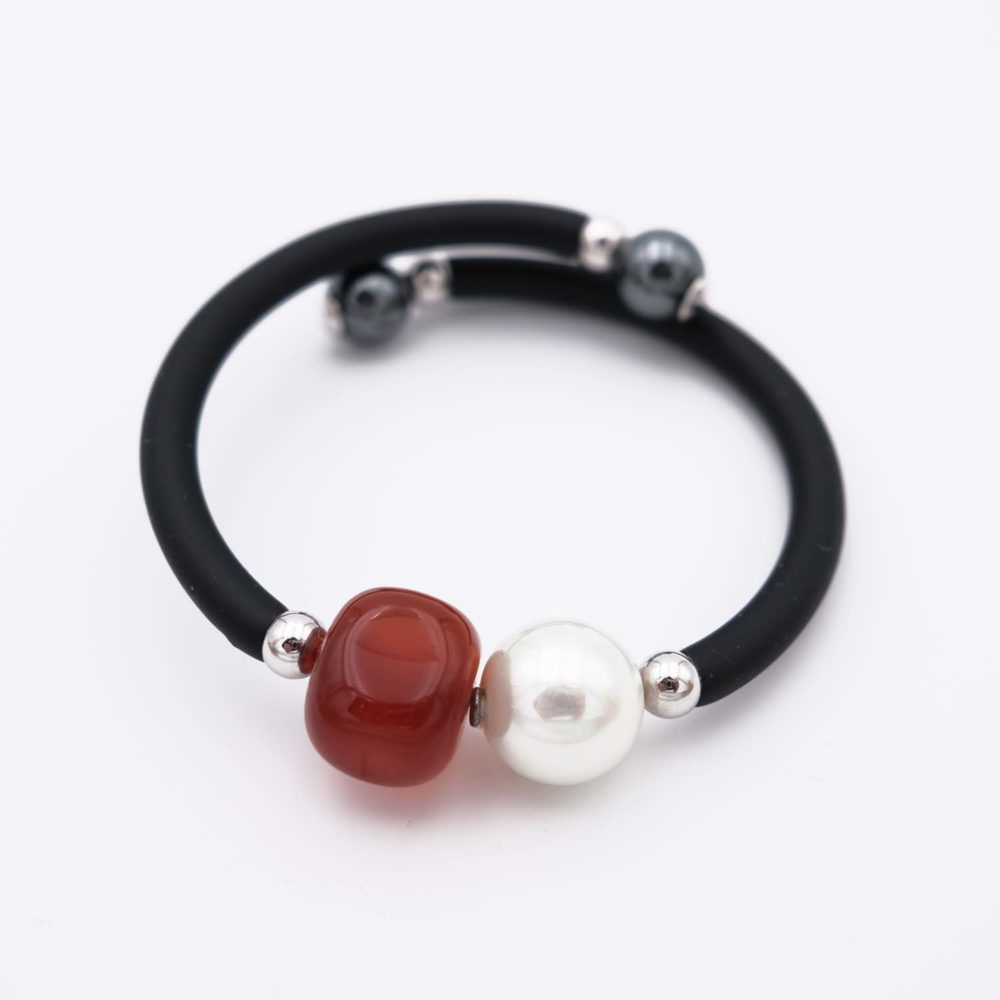 Bracelet en Perles de Majorque - 12 mm - Long. ajustable – Image 3