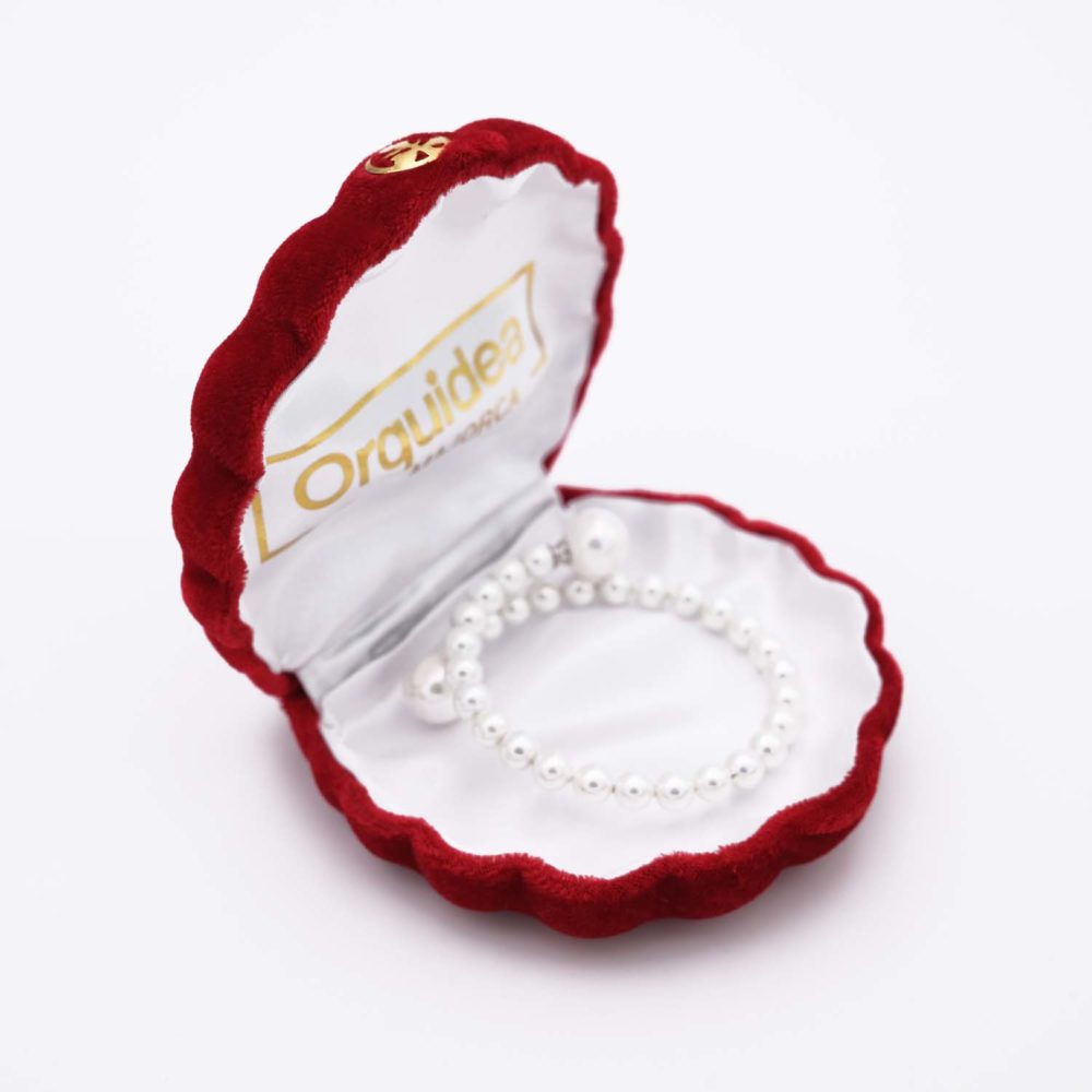 Bracelet en Perles de Majorque - 6 et 12 mm - Long. ajustable – Image 6