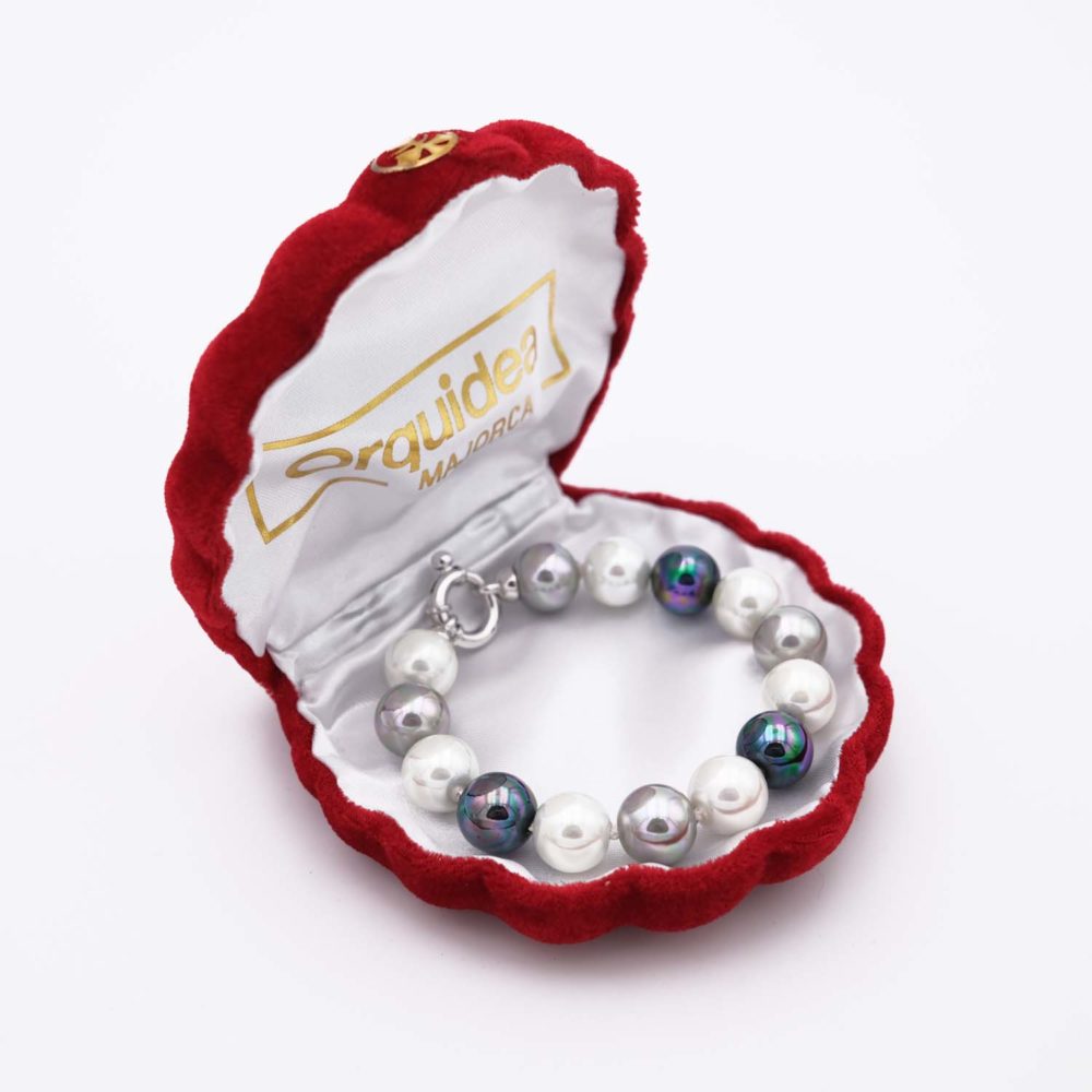 Bracelet en Perles de Majorque - 12 mm - Long. 20 cm - Image 5