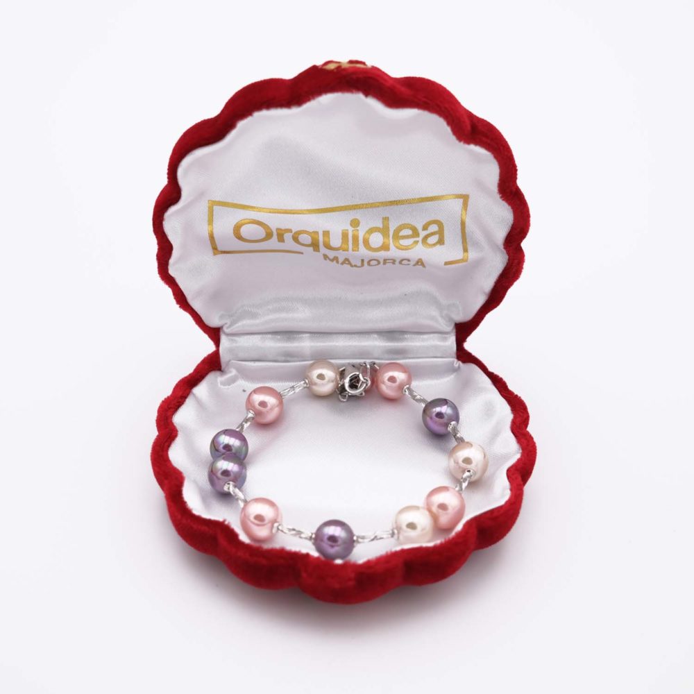 Bracelet en Perles de Majorque - 10 mm - Long. 20 à 24 cm - Image 4