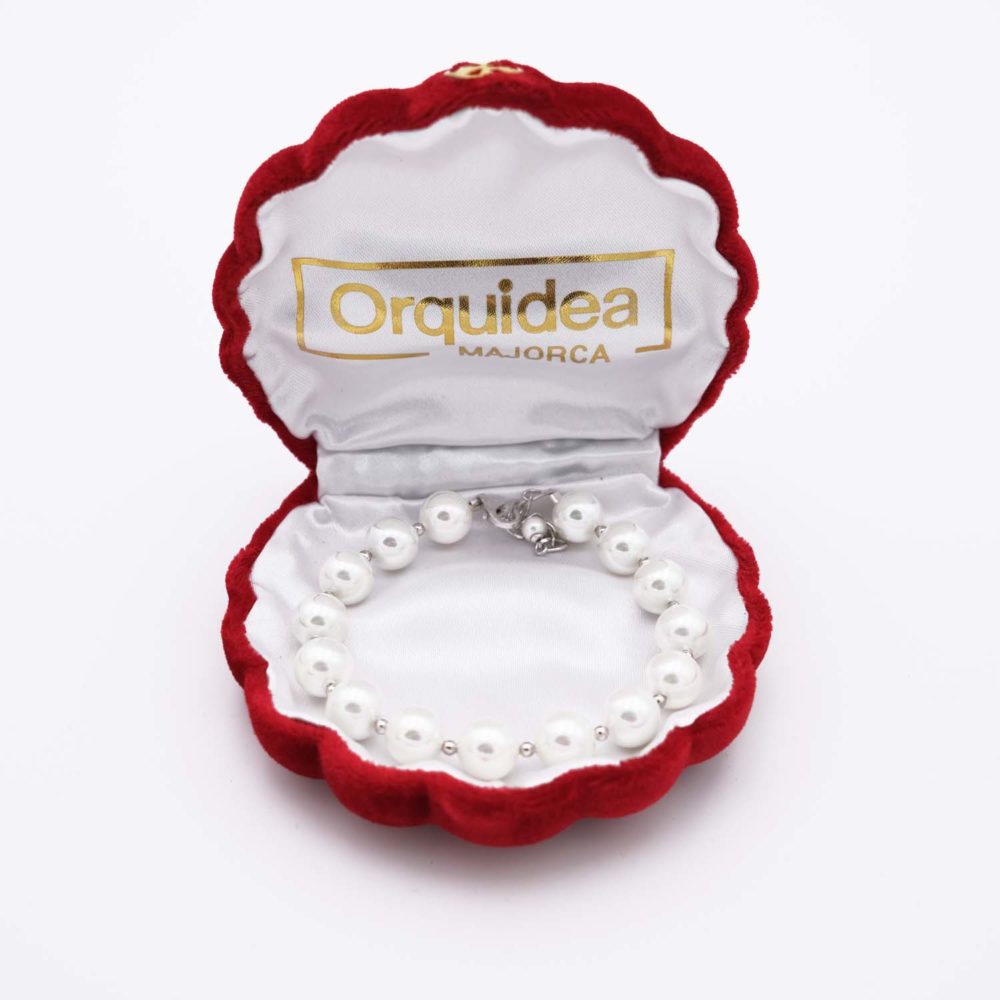 Bracelet en Perles de Majorque - 10 mm - Long. 19 à 23 cm - Image 4