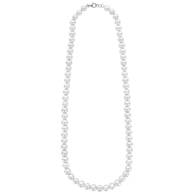 ANCIEN COLLIER BELGE en perle fermoire argent massif bijoux début XX’S