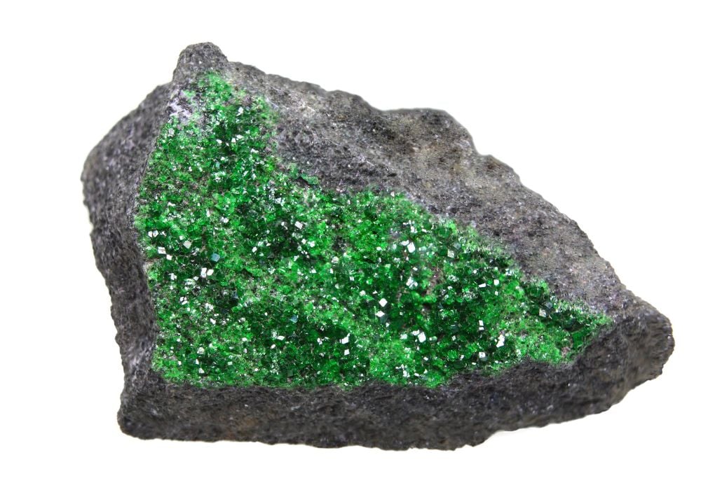 Pendentif Grenat Vert