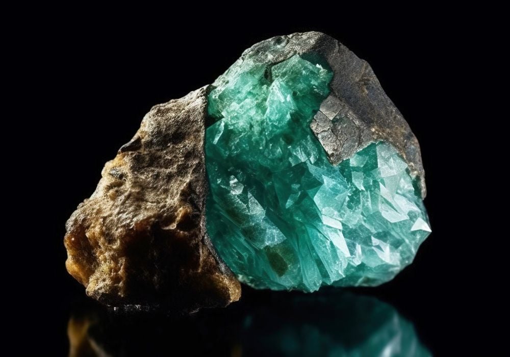 Phosphophyllite naturelle - origine bolivienne et composition minérale